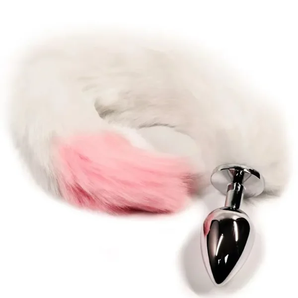 VIP11 Fox tail anal plug sex toys anal artificial hair metal anal plug g-spot masturbation alternative female props